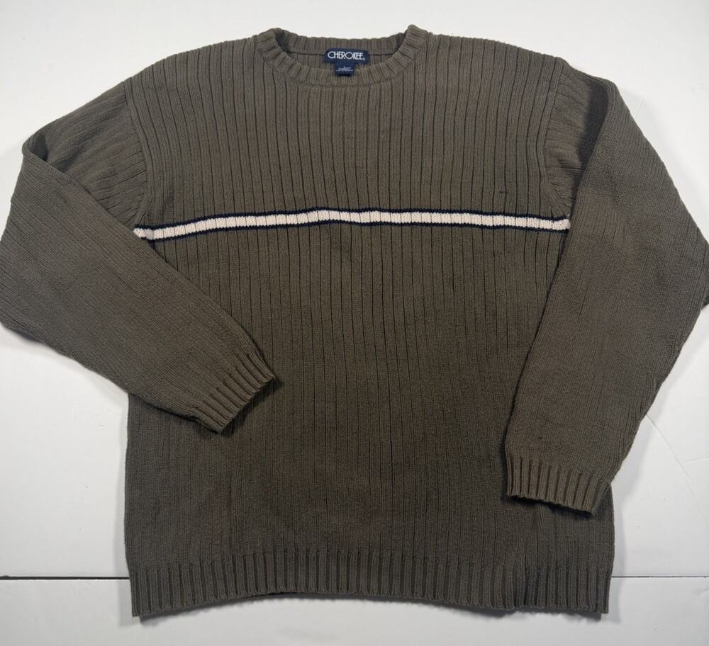 Mens Vintage Size Large Y2K Cherokee Pullover Dawsons Creek Style Sweater